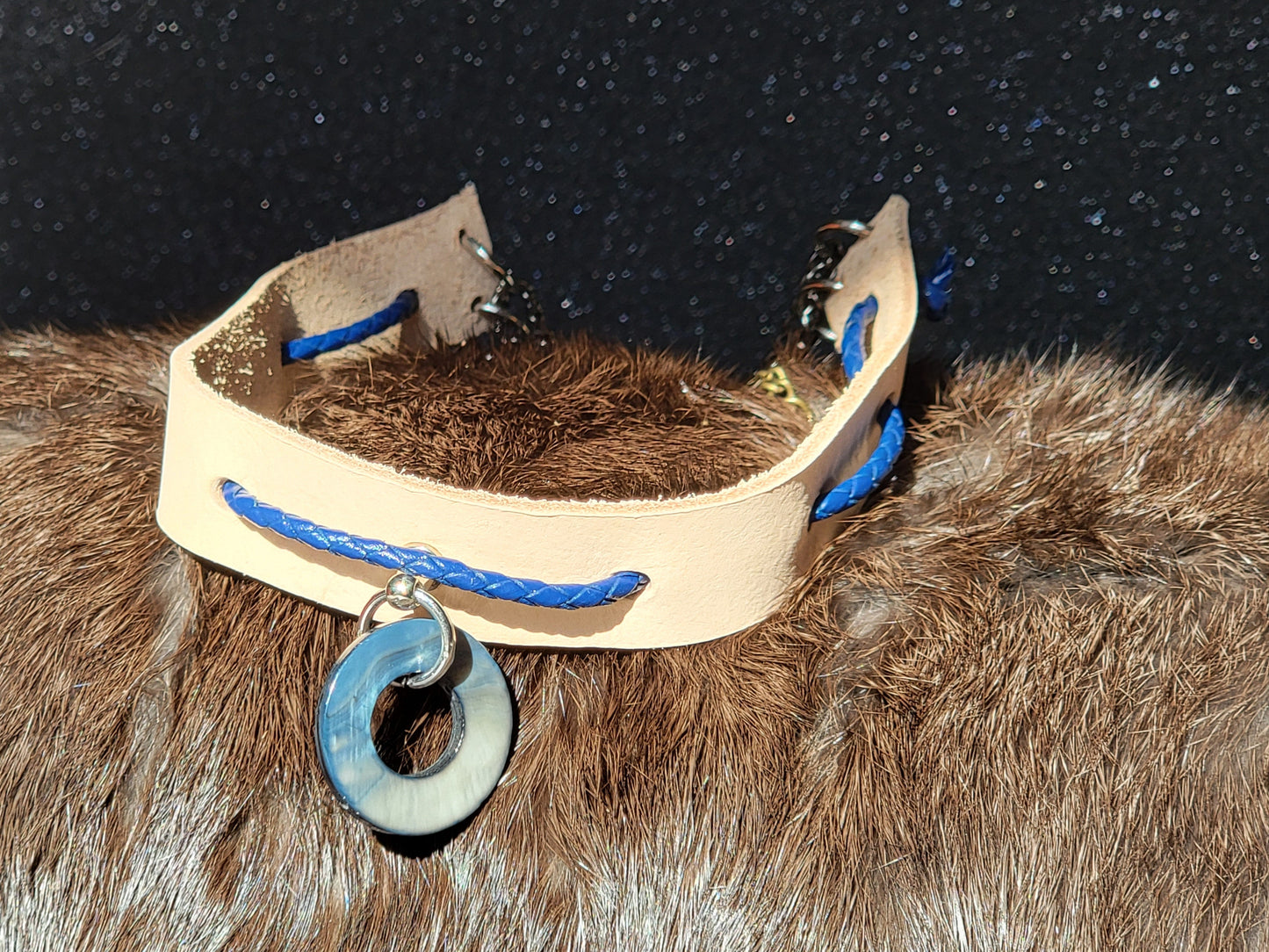 Braided Leather Collar