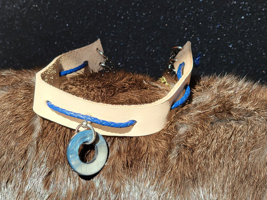 Braided Leather Collar