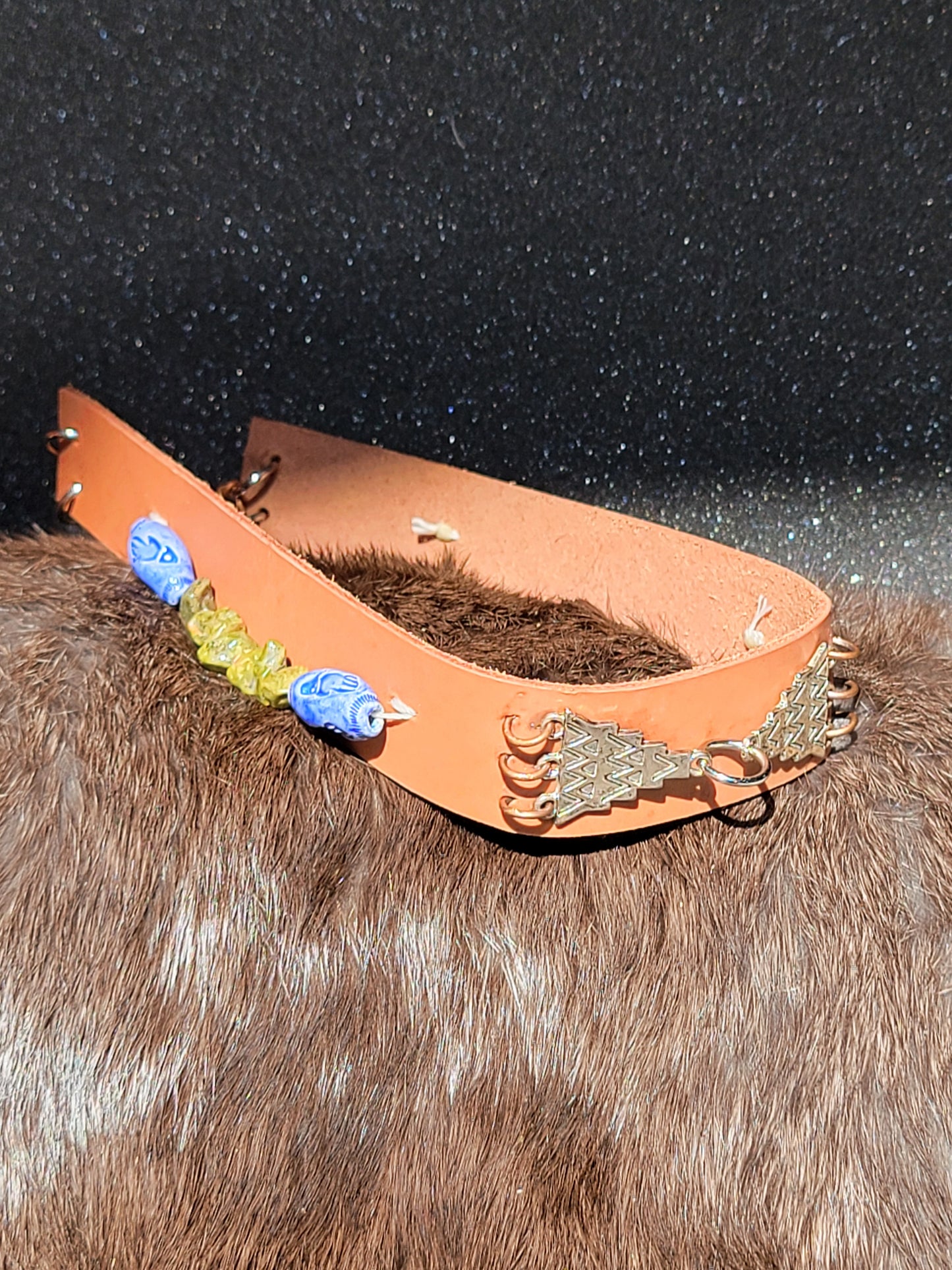 Bloodstone Beaded Collar