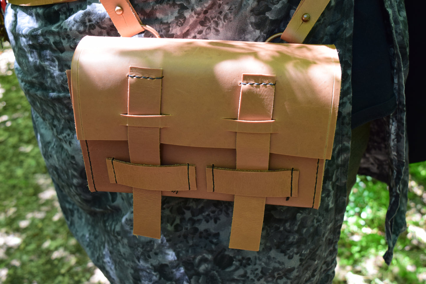 Leather Messenger Bag