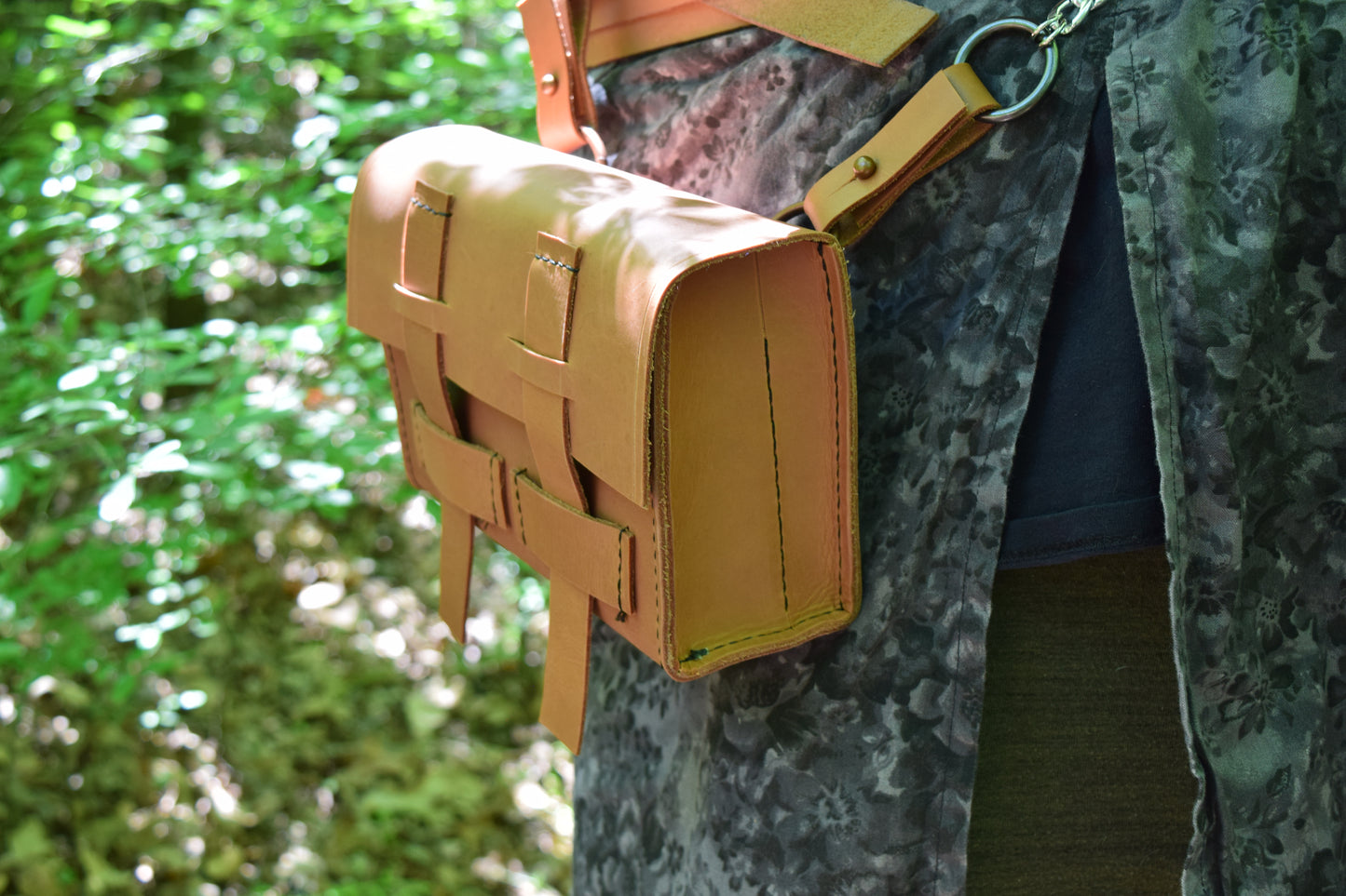 Leather Messenger Bag