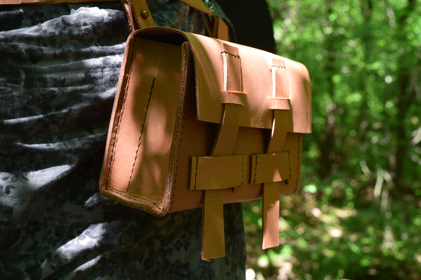 Leather Messenger Bag