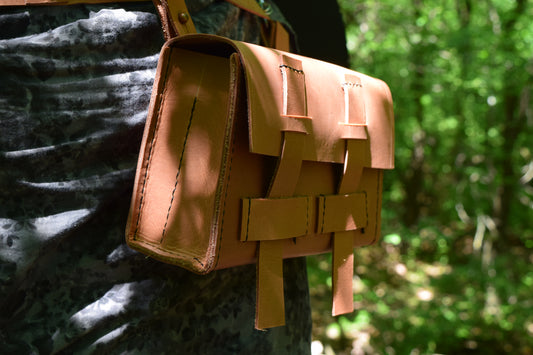 Leather Messenger Bag